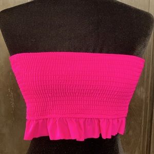 Shein hot pink bikini top - Size Large - NWNT with bag
